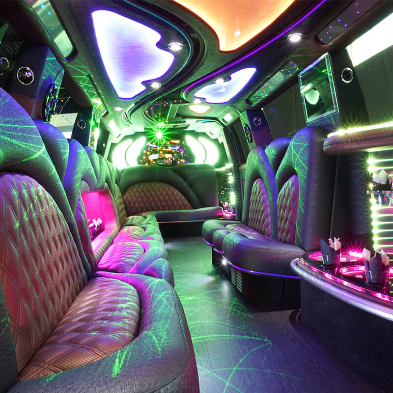 jackson limousine interior